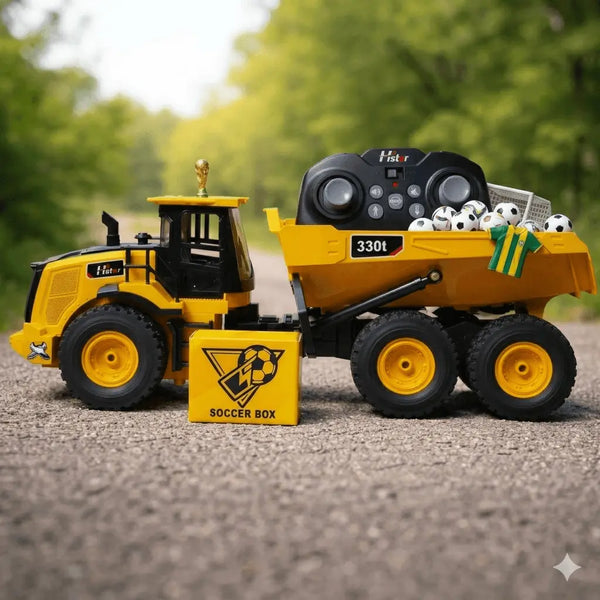 RC Construction Dump Truck Toy (Remote Control) – Heavy Duty Farm Vehicle for Kids