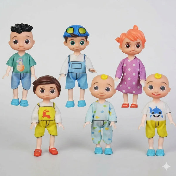 CoComelon Character Friends & Family - 6 Figure Deluxe Pack