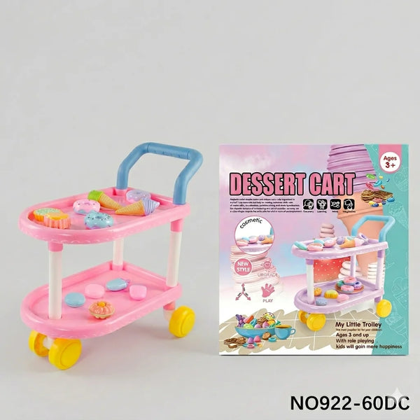My Little Trolley – 46 Pcs Dessert & Candy Cart Playset for Kids