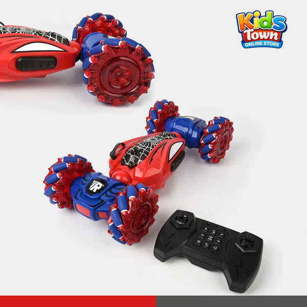 360° RC Stunt Car – Gesture Control Twisting Off-Road Remote Control Car with Spray & Lights