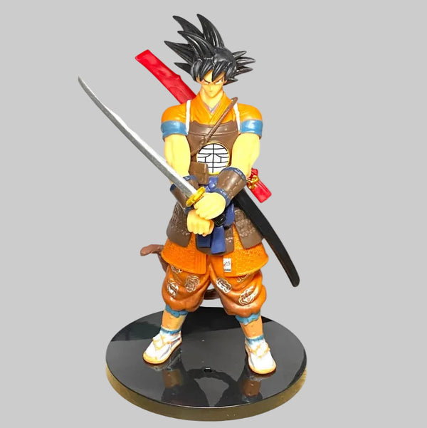 Goku Action Figure – Limited Edition Dragon Ball Warrior Collectible with Katana & Armor