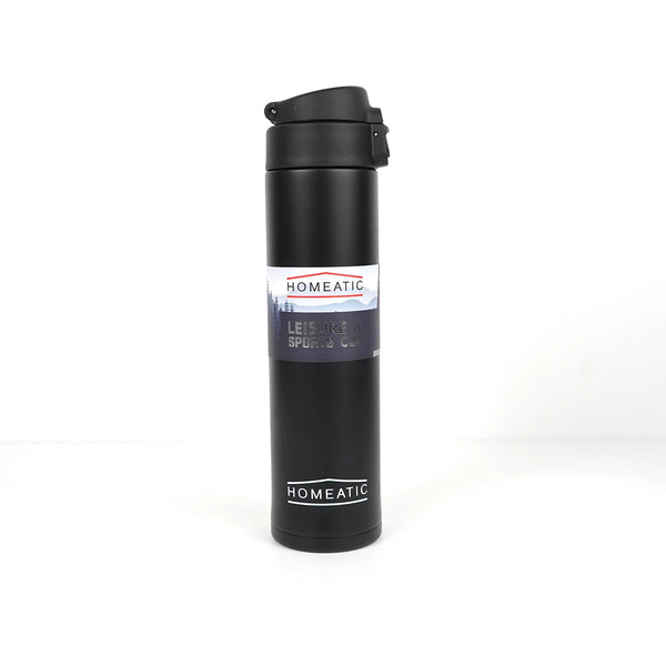 Homeatic Stainless Steel Vacuum Flask – Sports & Travel Bottle