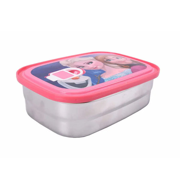 Frozen Kids Stainless Steel Lunch Box with Spoon – Cartoon School Food Container for Girls