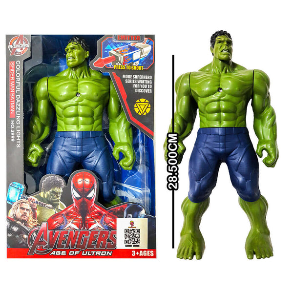Hulk Superhero Action Figure with Launcher – 28.5CM