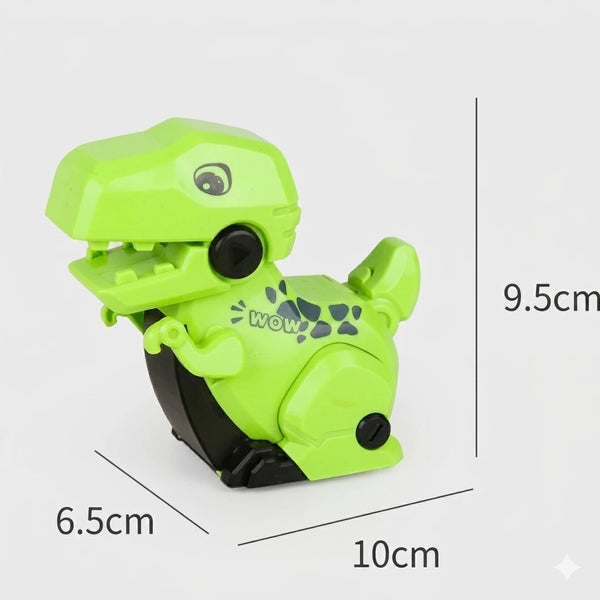 Dino Line Following Robot Toy with Marker | Smart Drawing Dinosaur Car for Kids (3+)