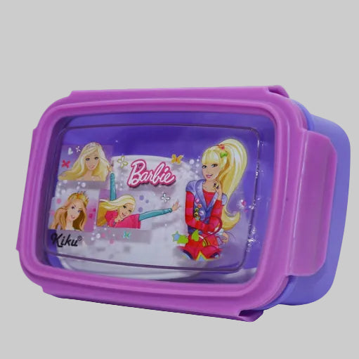 Kids Cartoon Lunch Box With Spoon & Fork