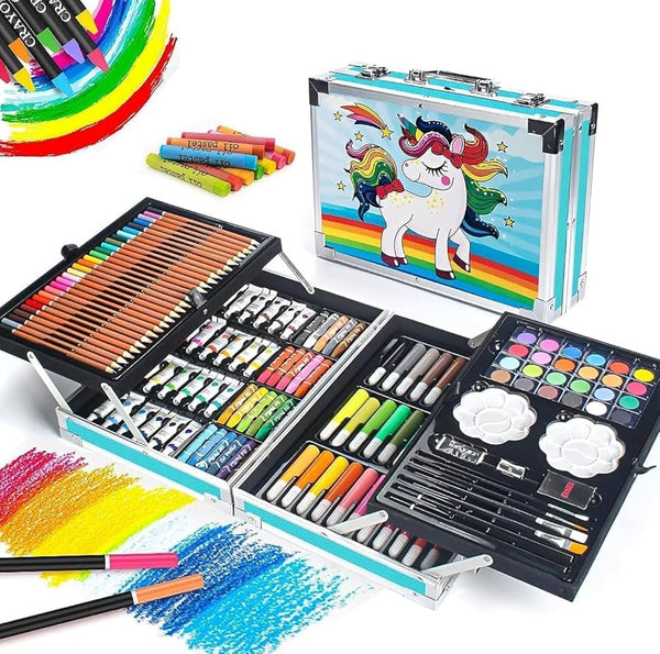 Kids Unicorn Art & Drawing Kit – Complete Coloring Set for Kids