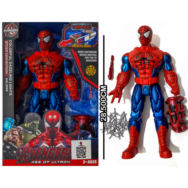 Spider-Man Superhero Action Figure with Launcher – 28.5CM
